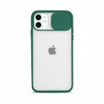 Wholesale Slim Armor Lens Protection Hybrid Case for iPhone 11 6.1 (Green)